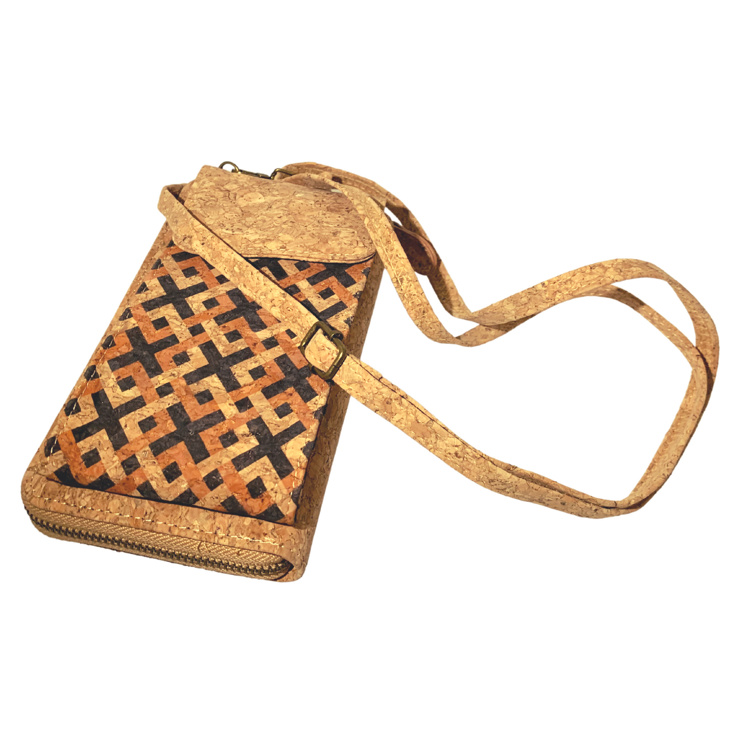 Cork Phone Bag | Squares