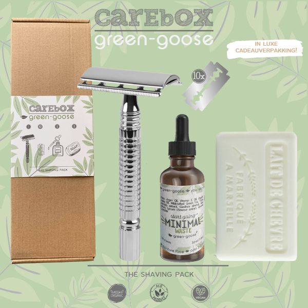 green-goose Carebox | The Shaving Pack | Zilver